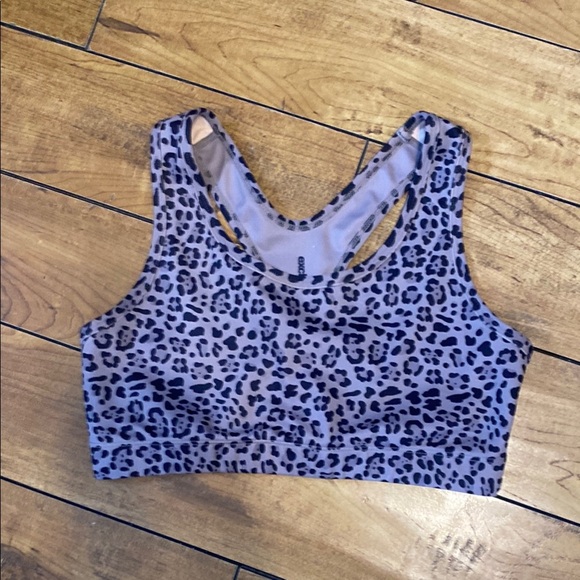 Silver icing Leopard Print Sports Bra - Picture 1 of 4